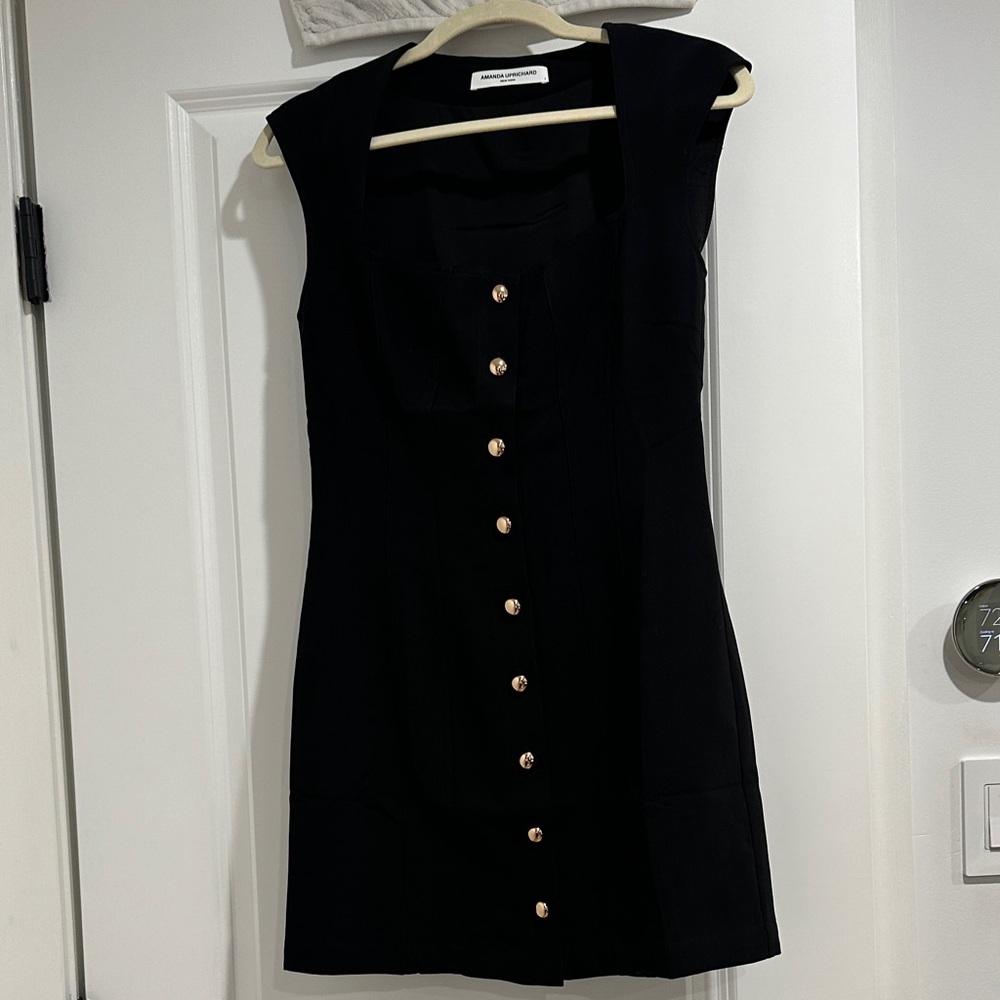 Brand new!! Elegant Black Button-Down Dress